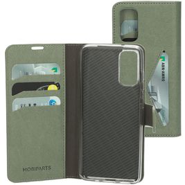 Mobiparts Classic Wallet Samsung Galaxy S20 Hülle Klapphülle Geldbörse - Stone Green