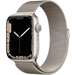 Mobigear Loop Milanaise Apple Watch Armband Magnetverschluss - 49/46/45/44 mm - Polarstern