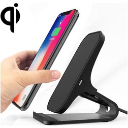 Mobigear Charge stand Kabelloses Ladegerät Qi 15W 2A - Schwarz