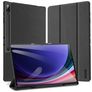 Mobigear Domo Samsung Galaxy Tab S10 Ultra Hülle Klapphülle + Stifthalter - Schwarz
