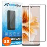 Mobigear Premium OPPO Reno 12 Panzerglas Gehärtetes Glas Displayschutz - Hüllenfreundlich (3er Pack)