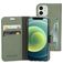 Mobiparts Classic Wallet iPhone 12 Mini Hülle Klapphülle Geldbörse - Stone Green
