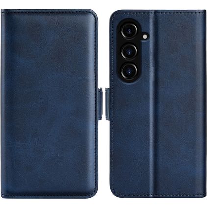 Mobigear Slim Magnet Samsung Galaxy S23 FE Hülle Klapphülle Geldbörse - Dunkelblau