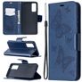 Mobigear Butterfly Samsung Galaxy S20 FE Hülle Klapphülle Geldbörse - Blau