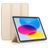 Mobigear Tri-Fold Gel iPad 10 (2022) Hülle TPU,Kunstleder Klapphülle - Gold