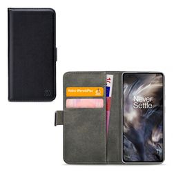 Mobilize Classic Gelly Wallet OnePlus Nord Klapphülle Portemonnaie - Schwarz