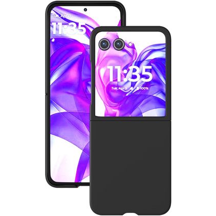 Mobigear Colors Motorola Razr 50 Ultra Hardcase Backcover - Schwarz