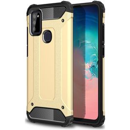 Mobigear Outdoor Samsung Galaxy M51 Hülle Hardcase Backcover Stoßfest - Gold