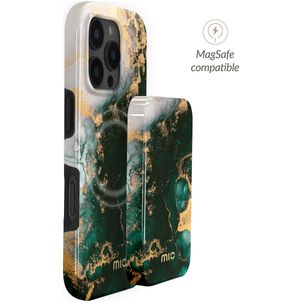 MIO Powerbank 5.000 mAh 15W - MagSafe Kompatibel - Green Marble