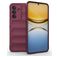 Mobigear Bumpy Samsung Galaxy A57 Hülle Flexibles TPU Backcover - Wine Red