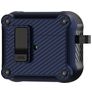 Mobigear Racing Clip Apple AirPods Pro 1 Hardcase Hülle - Blau