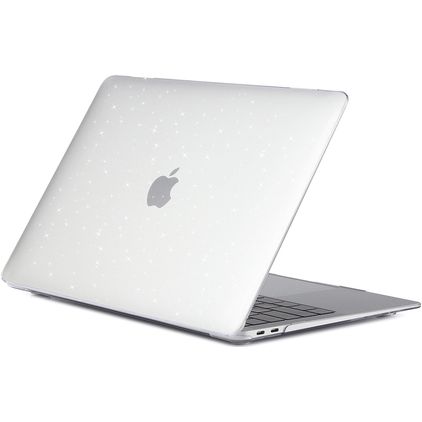 Mobigear Sparkle MacBook Pro 13 Zoll (2016-2023) Hardcase Hülle MacBook Case - Transparent - Model A1706 / A1708 / A1989 / A2159 / A2289 / A2251 / A2338