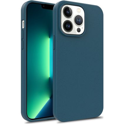 Mobigear Bio iPhone 15 Hülle Umweltfreundliches Backcover - Blau