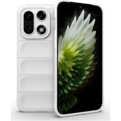Mobigear Bumpy OnePlus 15 Hülle Flexibles TPU Backcover - Weiß