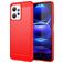 Mobigear Brushed Xiaomi Redmi Note 12 Hülle Flexibles TPU Backcover - Rot