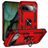 Mobigear Armor Ring Google Pixel 9 Hülle Hardcase Backcover Stoßfest mit Ringhalter - Rot