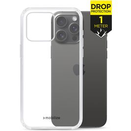 Mobilize Naked Protection Durchsichtig iPhone 15 Pro Max Hülle Hardcase Backcover Stoßfest - Transparent
