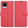Mobigear Classic Realme 8 Hülle Klapphülle Geldbörse - Rot