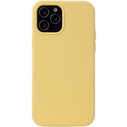 Mobigear Rubber Touch iPhone 13 Mini Silikon Hülle Backcover - Gelb