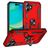 Mobigear Armor Ring iPhone 17 Hardcase Backcover Shockproof mit Ringhalter - Rot