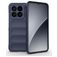 Mobigear Bumpy Xiaomi 15 Hülle Flexibles TPU Backcover - Dunkelblau