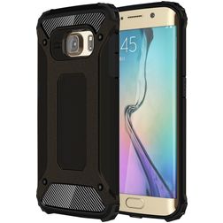Mobigear Outdoor Samsung Galaxy S6 Edge Hülle Hardcase Backcover Stoßfest - Schwarz