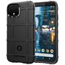 Mobigear Rugged Shield Google Pixel 4 Hülle Flexibles TPU Backcover Stoßfest - Schwarz