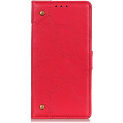 Mobigear Ranch OPPO Reno 4 Hülle Klapphülle Geldbörse - Rot