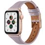 Mobigear Napoli Leder Apple Watch Armband Dornschließe - 49/46/45/44 mm - Lila