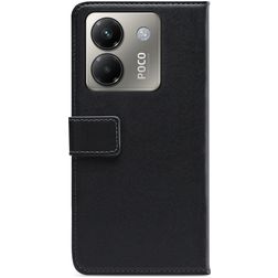 Mobilize Classic Gelly POCO M7 Pro Hülle Klapphülle Geldbörse - Schwarz