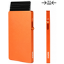 Valenta Cardprotector Aluminium Kartenetui - 5 Karten - MagSafe Kompatibel - Orange