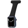 Mobigear Clip Krankenschwester Apple Watch Armband Pin-Verschluss - 49/46/45/44 mm - Schwarz