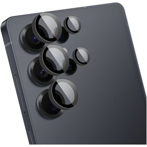 Mobiparts Samsung Galaxy S25 Ultra Panzerglas Gehärtetes Glas Kameralinsen Schutz - Hüllenfreundlich
