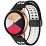 Mobigear Sport Plus Mag Silikon Smartwatch Armband Magnetverschluss - 22-mm-Universalanschluss - Schwarz / Weiß