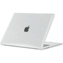 Mobigear Sparkle MacBook Air 15 Zoll (2023-2025) Hardcase Hülle MacBook Case - Transparent - Model A2941 / A3114 / A3241