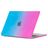 Mobigear Rainbow Matte MacBook Air 15 Zoll (2023-2026) Hardcase Hülle MacBook Case - Blau / Pink - Model A2941 / A3114 / A3241 / A3448