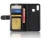 Mobigear Wallet Huawei P20 Lite (2018) Hülle Klapphülle Geldbörse - Schwarz