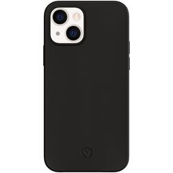 Valenta Snap Luxe iPhone 13 Echtleder Backcover - Schwarz