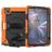 Mobigear SureGrip Xtreme iPad Air 11 Zoll (2025) Hülle Kunststoff,Silikon Backcover + Stifthalter + Schulterträger + Ständer - Orange
