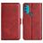 Mobigear Slim Magnet Motorola Moto G71 5G Hülle Klapphülle Geldbörse - Rot