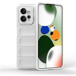 Mobigear Bumpy Xiaomi Redmi Note 12 Hülle Flexibles TPU Backcover - Weiß