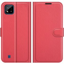 Mobigear Classic Realme C11 (2020) Hülle Klapphülle Geldbörse - Rot