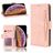 Mobigear Slide Wallet iPhone 11 Hülle Klapphülle Geldbörse - Pink
