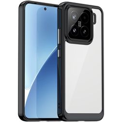 Mobigear Crystal Xiaomi 15 Hardcase Backcover - Schwarz