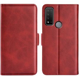 Mobigear Slim Magnet TCL 20 R 5G Hülle Klapphülle Geldbörse - Rot