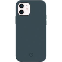 Valenta Snap Luxe iPhone 12 Mini Hülle Echtes Leder Backcover - Blau