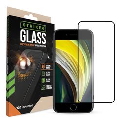 Striker Xtreme Impact iPhone SE (2020) Panzerglas Gehärtetes Glas Displayschutz - Hüllenfreundlich