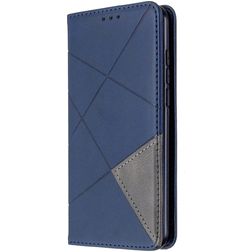 Mobigear Rhombus Slim Nokia 1.3 Hülle Klapphülle - Blau