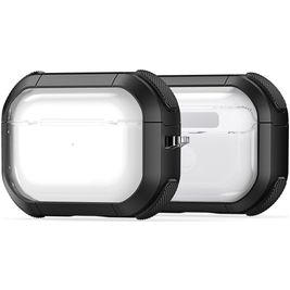Mobigear Shockproof Apple AirPods Pro 1 Hardcase Hülle - Schwarz