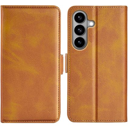 Mobigear Slim Magnet Samsung Galaxy S26 Klapphülle Portemonnaie - Cognac